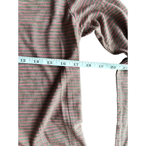 Banana Republic Women's Brown And Pink Long Sleeve Top - Picture 6 of 8